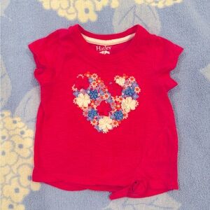 Hatley Pink Floral Heart Shirt
